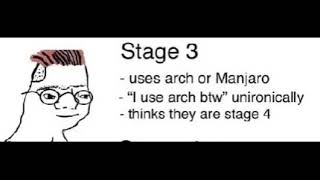 Stages Of Every Linux User