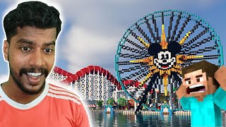 I VISITED A AMUSEMENT PARK IN MINECRAFT