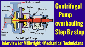 overhauling procedure of centrifugal pump