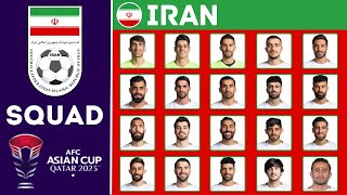 IRAN Official Squad AFC Asian Cup 2023 | AFC Asian Cup Qatar 2023 | FootWorld