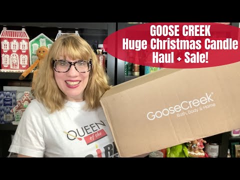 GOOSE CREEK Huge Christmas Candle Haul + Sale!