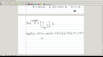 Lecture9-Part2: Solving Systems of Linear Constant Coefficient ODEs - Distinct Complex Eigenvalues