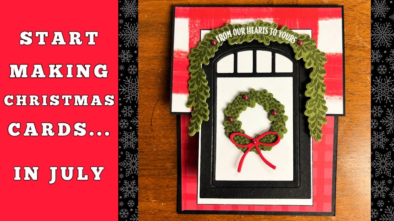 Why You Should Start Making Christmas Cards in July: Window Wishes Creates Easy and Timeless Looks