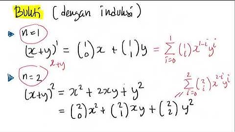 Koefisien Binomial dan Identitas Terkait (Bagian 1)