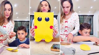 Милан Эспада и Андреа Эспада делают подарок для Блу Амаль ко Дню святого Валентина.