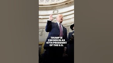 [WATCH] The moment Trump is inaugurated as 47th US President