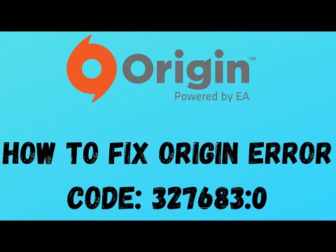How to Fix Origin Error 327683:0 Easy Fix | Origin error fixed windows 10