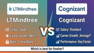 LTI Mindtree vs Cognizant | Which is Best for Freshers 2025? | Salary, Career Growth,Full Comparison