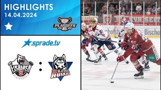14.04.2024 - Highlights - Eisbären Regensburg vs. EC Kassel Huskies
