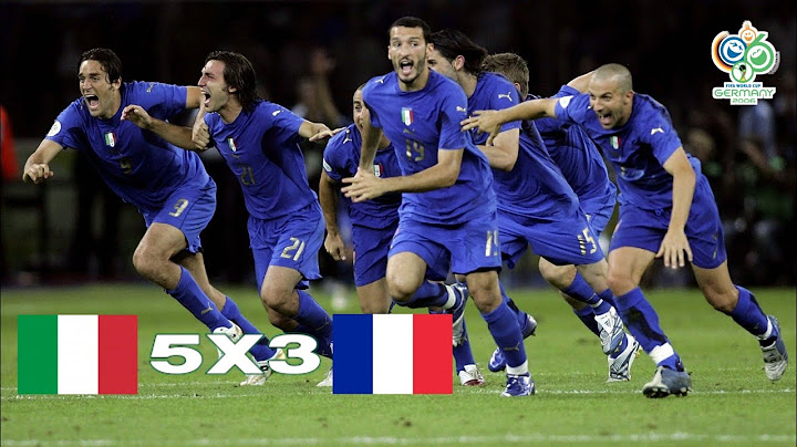 Italia 1 x 1 França (5) x (3) pênaltis | gols e melhores momentos | Final da Copa do Mundo 2006