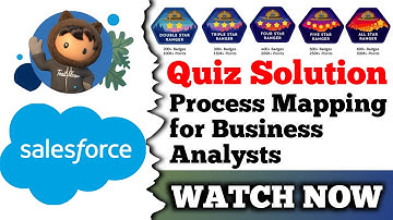 Process Mapping for Business Analysts | Salesforce Trailhead | Quiz Solution