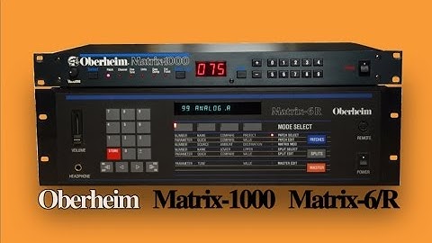 OBERHEIM MATRIX-1000 / MATRIX-6 | NEW CUSTOM PATCHES | Analog Synthesizer HD DEMO