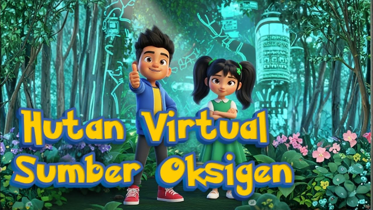 Petualangan di Hutan Virtual Oxy-Terra 🌱 | Cerita Anak Edukatif SD