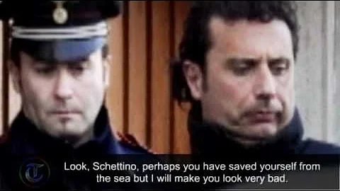 Costa Concordia coast guard tape: Get back on board Captain Schettino!