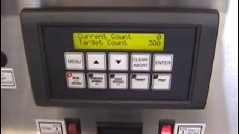 PHARMAFILL TC3 Tablet Counter/product test demo