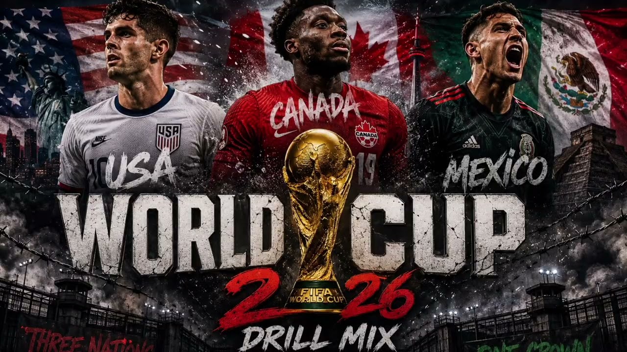 Watch 🔥 WORLD CUP 2026 DRILL MIX ⚽ | USA 🇺🇸 CANADA 🇨🇦 MEXICO 🇲🇽 | Official Fan Anthem on YouTube Watch 🔥 WORLD CUP 2026 DRILL MIX ⚽ | USA 🇺🇸 CANADA 🇨🇦 MEXICO 🇲🇽 | Official Fan Anthem on YouTube