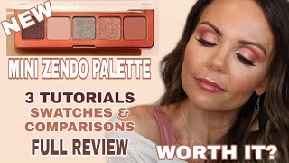 NATASHA DENONA MINI ZENDO PALETTE REVIEW | 3 TUTORIALS | SWATCHES & COMPARISIONS