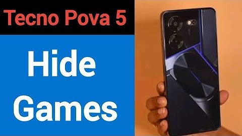 Tecno Pova 5 5G me game hide kaise karen, how to hide games