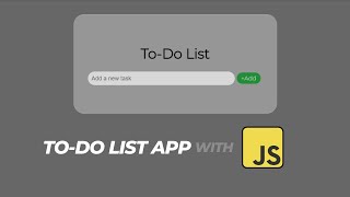 How to create To-Do list App Using HTML CSS & JavaScript | Task App | Full Tutorial