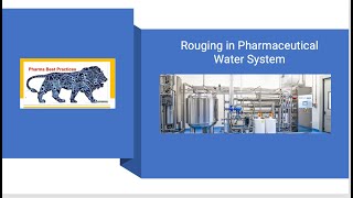 Rouging in Pharmaceutical Water System