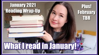 Everything I Read in January! Monthly Reading WrapUp January 2021.