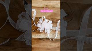 ✂️super easy corsage ribbon tutorial Speedy Bow Tutorial Corsage Diy Part 1