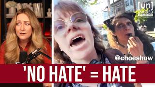 Trans activists mob independent journalist outside 'No Hate' event