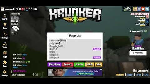 playing krunker on the worst settings