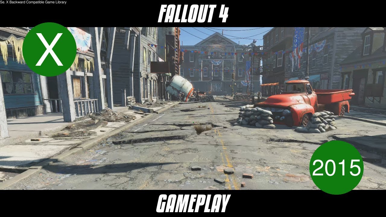 Fallout 4 XBOX SERIES X Backward Compatible XBOX ONE (2015) Gameplay