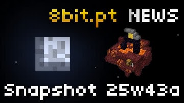 Nether Bedrock Broken - Snapshot 25w43a | 8bit.pt NEWS