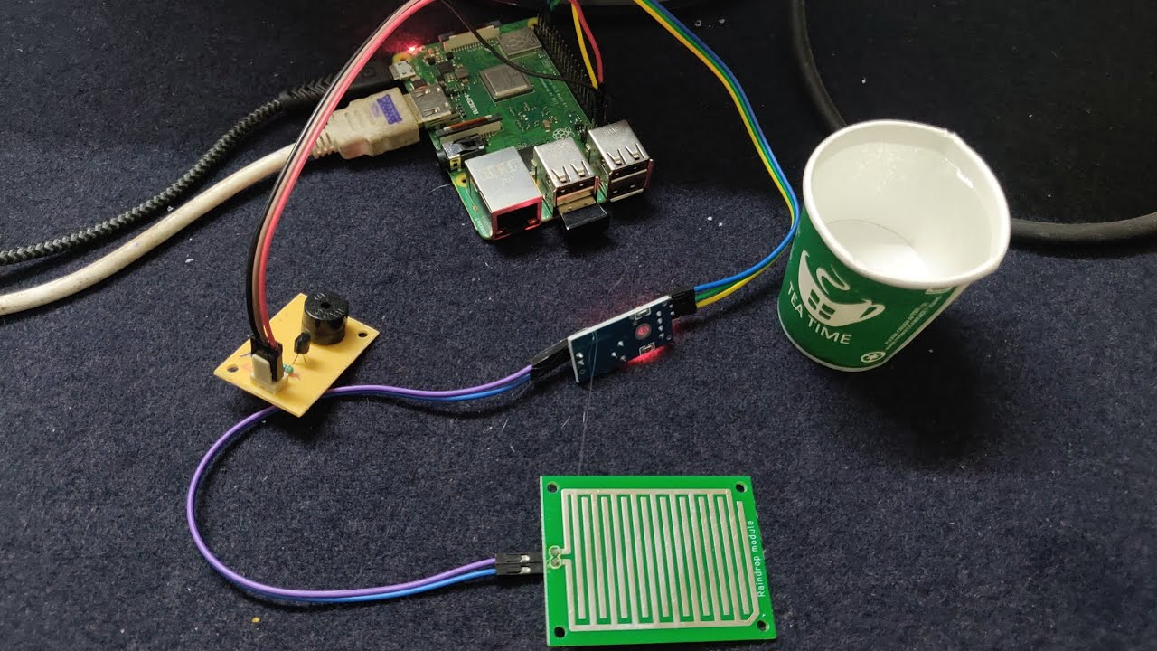 Rain Sensor Module Raspberry Pi Rain sensor interface to raspberry pi - YouTube