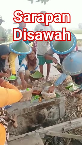 WONG DESO SARAPAN DULU SEBELUM TANAM PADI