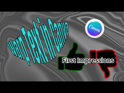 Did Canva Really Master the Warp Text Effect in Canva? TypeCraft the new text warping app