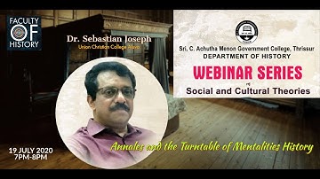 Annales and the Turntable of Mentalities History | Dr. Sebastian Joseph | Faculty of History