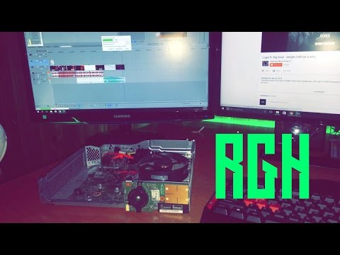 Xbox 360 RGH with preloaded HDD and LEDS - YouTube