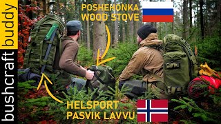 Norwegian-Russian Hot Tent Overnighter | Helsport Pasvik 4-6 Lavvu &amp; Poshehonka Stove | 2°C