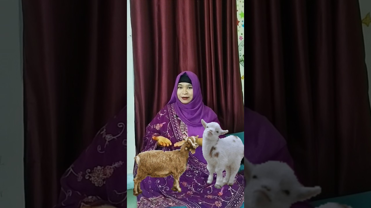 Baby goat & mummy goat🐐#shorts #funny #viral #comedy #cartton