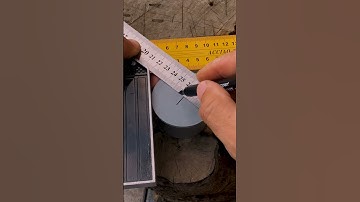 How to Find the Center of a Circle Using a Square and Ruler – No Compass Needed! 🔧📏 #lifehacks