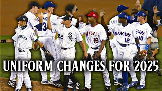 MLB Uniform Changes for 2025-26 (FINALLY!)