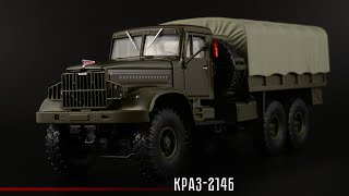 Two-stroke diesel: KrAZ-214B // Our auto industry // Scale models of USSR trucks 1:43