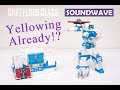 Yellow out of the box transformers shattered glass soundwave