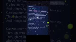 Comethru #lyrics karaoke duet