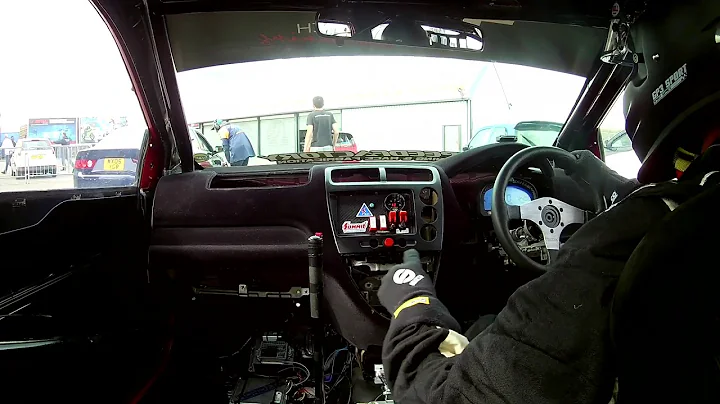In car of the FWD Drag Series final at Japshow 2019