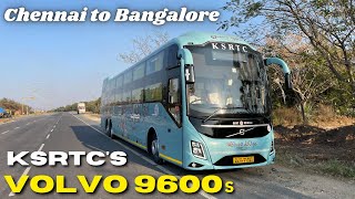KSRTC Brand New VOLVO 9600s | Ambaari Festival Bus Journey | Chennai to Bangalore #ksrtc #volvo9 screenshot 4