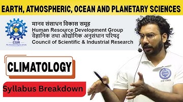 Climatology Course Introduction for CSIR NET Earth Science, Geography | Geokhan Academy Jaipur