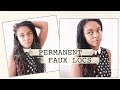 I Got Permanent *SYNTHETIC* Loc Extensions | Individual Crochet Micro Locs Tutorial feat. Boho Locs