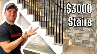 $3000 DIY Stairs. LED lights included.