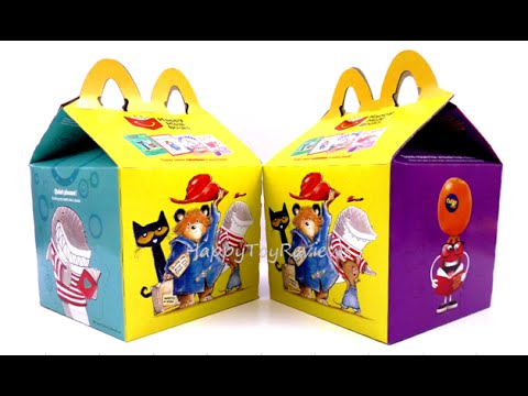 2016 mcdonalds harper collins books happy meal box valentines day happy meal box