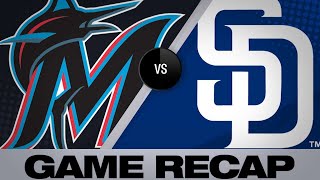 6/2/19: Richards, Alfaro lead Marlins past Padres