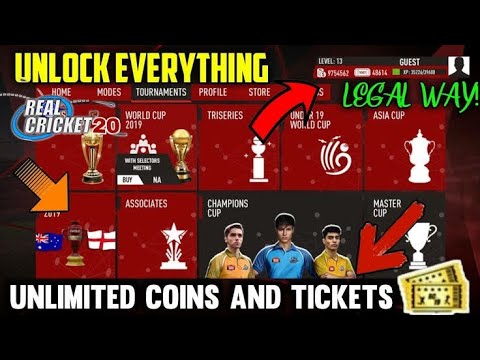 How to hack the everything in REAL CRICKET 20 and unlimted coins - YouTube